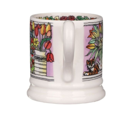 Emma Bridgewater Setting Up Home Flowers & Vases Half Pint Mug - Image 4