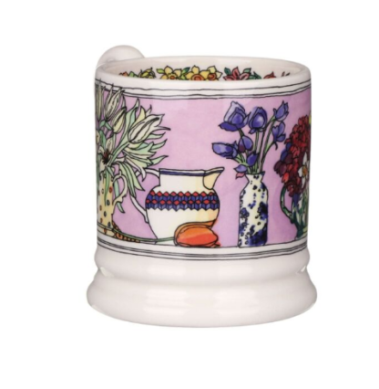 Emma Bridgewater Setting Up Home Flowers & Vases Half Pint Mug - Image 3