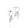 Claudia Bradby Dreamcatcher Hoop Earrings
