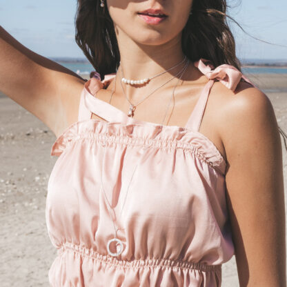 Claudia Bradby Circle Of Life Pearl Ring Long Pendant - Image 3