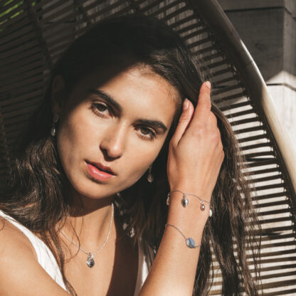 Claudia Bradby Dreamcatcher Cowrie and Pearl Bracelet - Image 3