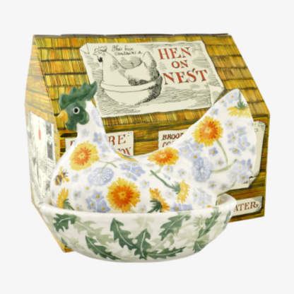 Emma Bridgewater Dandelion Large Hen On Nest Boxed