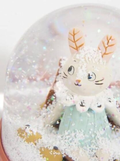 Moulin Roty Apres le Pluie Rabbit Snow Globe - Image 2