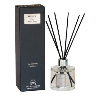 Harrogate Candle LOVELY ROCK ROSE & PINK PEPPER REED DIFFUSER