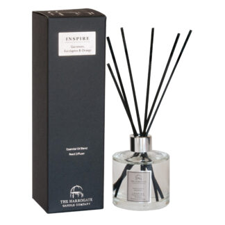 Harrogate Candle INSPIRE GERANIUM, EUCALYPTUS & ORANGE REED DIFFUSER