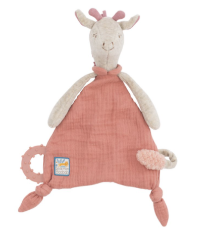 Moulin Roty Sous Mon Baobab Doudou Giraffe Comforter - Image 2
