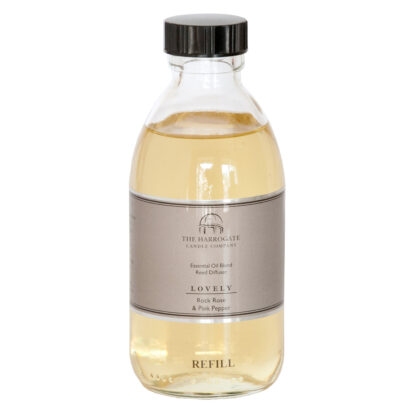 Harrogate Candle LOVELY Rock Rose & Pink Pepper Diffuser Refill