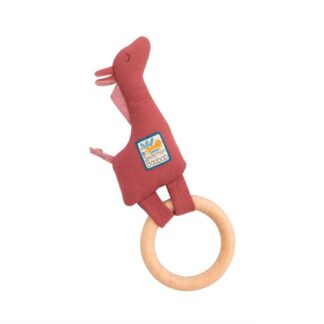 Moulin Roty Wooden Giraffe Ring Rattle