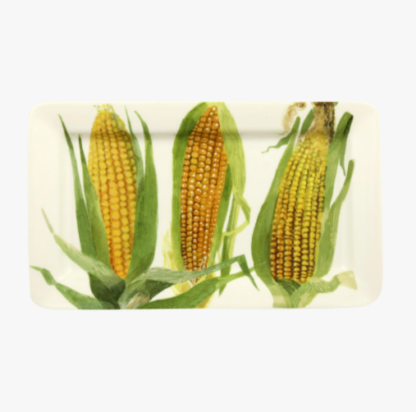 Emma Bridgewater Vegetable Garden Sweetcorn Medium Oblong Plate