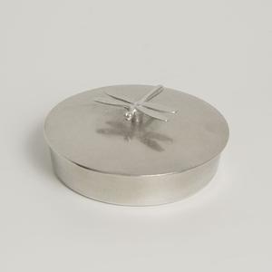 Lancaster & Gibbings Pewter DRAGONFLY TRINKET BOX (LARGE)