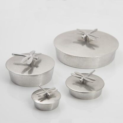 Lancaster & Gibbings Pewter DRAGONFLY TRINKET BOX (XSMALL) - Image 2