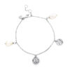 Claudia Bradby Honey bee charmed silver bracelet - Image 3