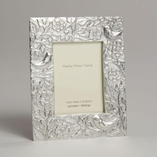 Lancaster & Gibbings Pewter BIRDS MINI PHOTO FRAME (LARGE)