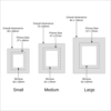 Lancaster & Gibbings Pewter FLOATING HEARTS MINI PHOTO FRAME (SMALL) - Image 4