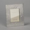 Lancaster & Gibbings Pewter SHAGREEN MINI PHOTO FRAME (LARGE)