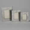 Lancaster & Gibbings Pewter SHAGREEN MINI PHOTO FRAME (LARGE) - Image 3