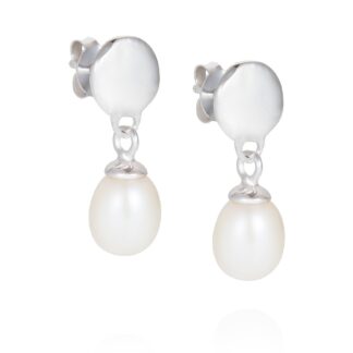 Claudia Bradby THE WORLD IS YOUR OYSTER DROP PEARL EARRINGS