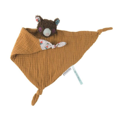 Moulin Roty Bear Muslin Comforter