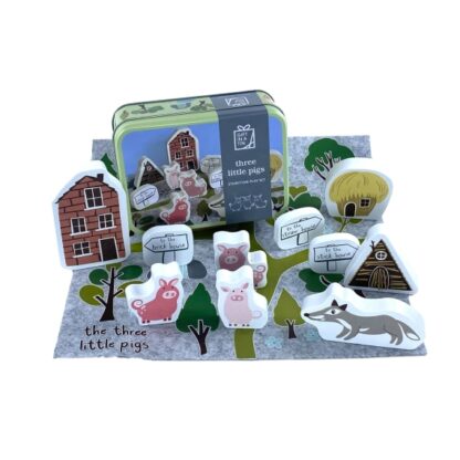 Gift in a tin  Storytime Tin - Three Little Pigs - - Image 3