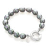 Claudia Bradby Biography Silver Pearl Bracelet