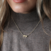 Tutti & Co Heartbeat Necklace Gold