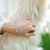 Claudia Bradby Honey bee pearl silver coin toggle bracelet - Image 4