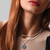 Pilgrim-Clarity Silver Double Necklace - Image 3