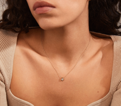 Pilgrim-Belief Necklace Gold and Crystal - Image 3