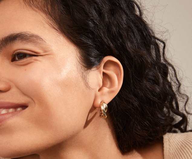 Pilgrim hoop earrings 2025