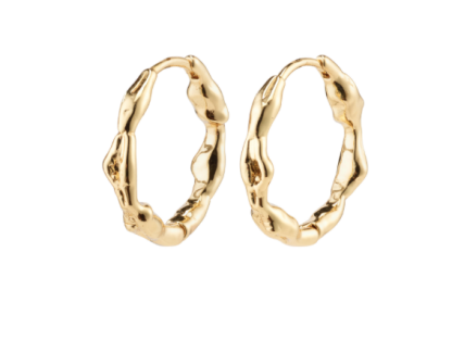 Pilgrim-Zoe Medium Hoops Gold - Image 2
