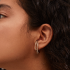 Pilgrim-Margot Large Earrings Gold with Crystal