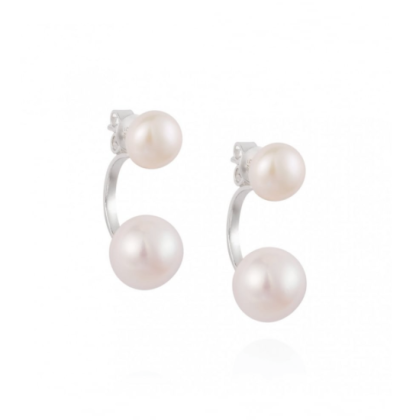 Claudia Bradby Duo Pearl Earrings - Image 3