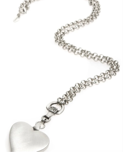 Danon Classic Heart Crystal Long Necklace (N4470S1)
