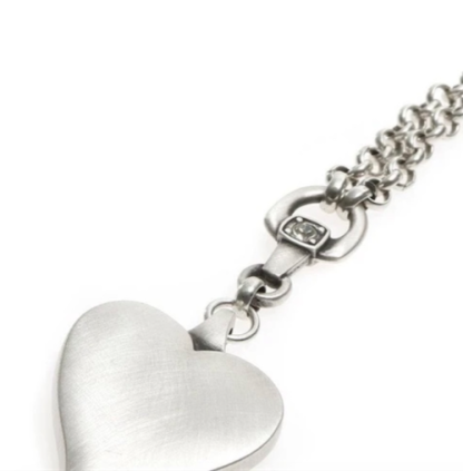 Danon Classic Heart Crystal Long Necklace (N4470S1) - Image 2