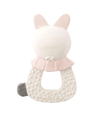 Moulin Roty Natural Rubber- Apres la Pluie-Frilly Collar Cat (715372) - Image 3