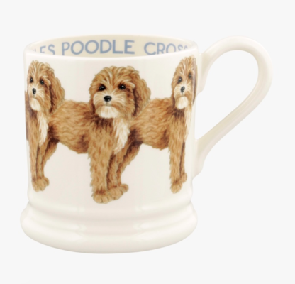 Emma Bridgewater Cavalier Poodle Cross 1/2 Pint Mug
