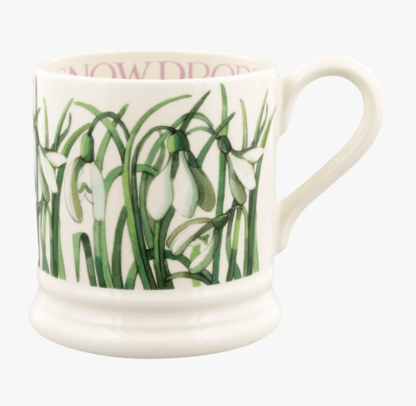 Emma Bridgewater Snowdrops 1/2 Pint Mug