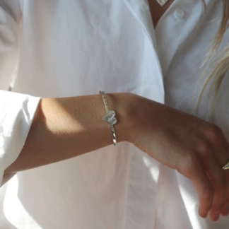 Tutti & Co Promise Bangle Silver