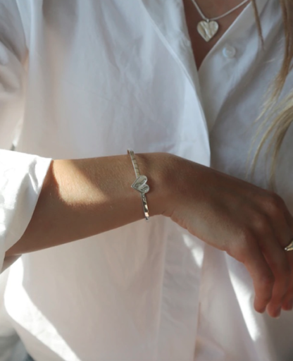 Tutti & Co Promise Bangle Silver