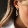 Tutti & Co Quartz Drop Earrings Gold - Image 3