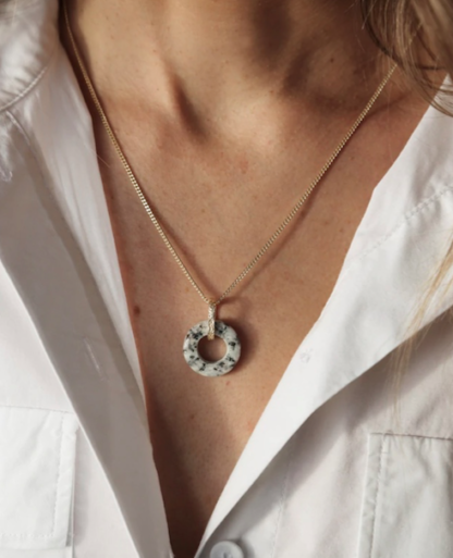 Tutti & Co Quartz Pendant Necklace Gold
