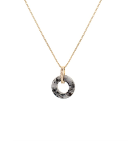 Tutti & Co Quartz Pendant Necklace Gold - Image 3