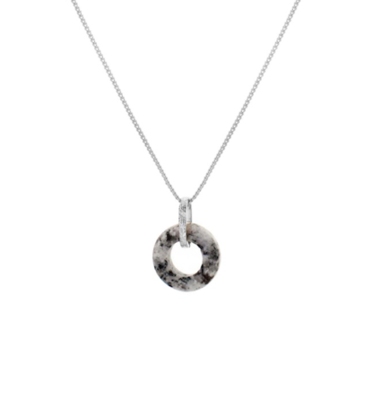 Tutti & Co Quartz Pendant Necklace Silver O - Image 3