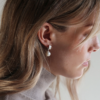 Tutti & Co Freshwater Pearl Earrings Silver - Image 3