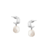 Tutti & Co Freshwater Pearl Earrings Silver - Image 4