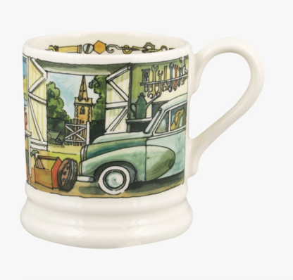 Emma Bridgewater Tinkering in the Garage 1/2 Pint Mug