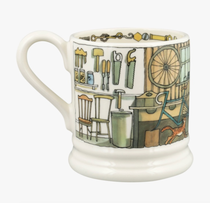 Emma Bridgewater Tinkering in the Garage 1/2 Pint Mug - Image 3