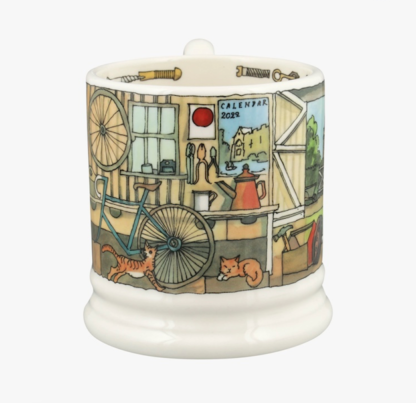 Emma Bridgewater Tinkering in the Garage 1/2 Pint Mug - Image 4