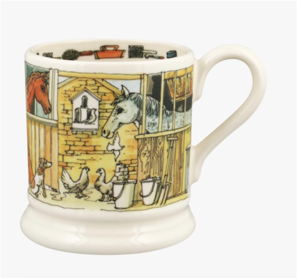 Emma Bridgewater Down at the Stables 1/2 Pint Mug