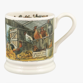 Emma Bridgewater In the Hen House 1/2 Pint Mug